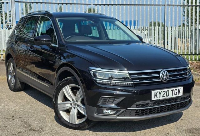 Volkswagen Tiguan 2.0 Tdi Sel Suv Dsg 4Motion Euro 6 Ss KY20TGV Black