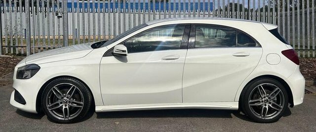 Mercedes-Benz A Class 1.6 A160 Amg Line Hatchback Euro LP67VYM White #3