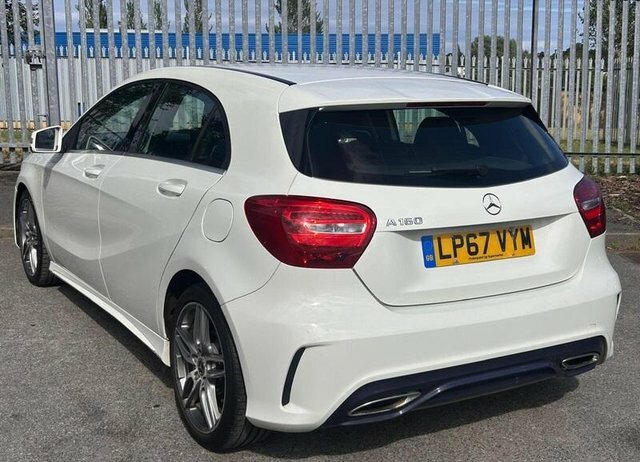 Mercedes-Benz A Class 1.6 A160 Amg Line Hatchback Euro LP67VYM White #6