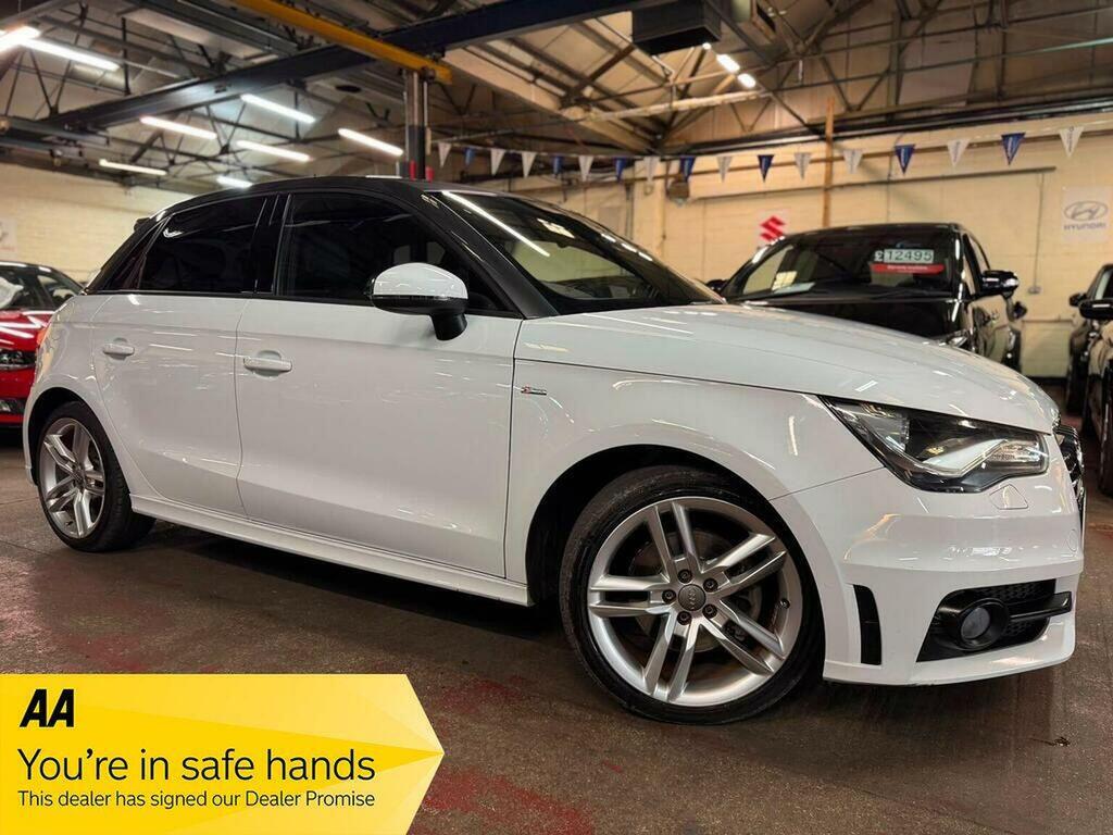 Audi A1 1.4 Tfsi Cod S Line Sportback S Tronic Euro 6 Ss White