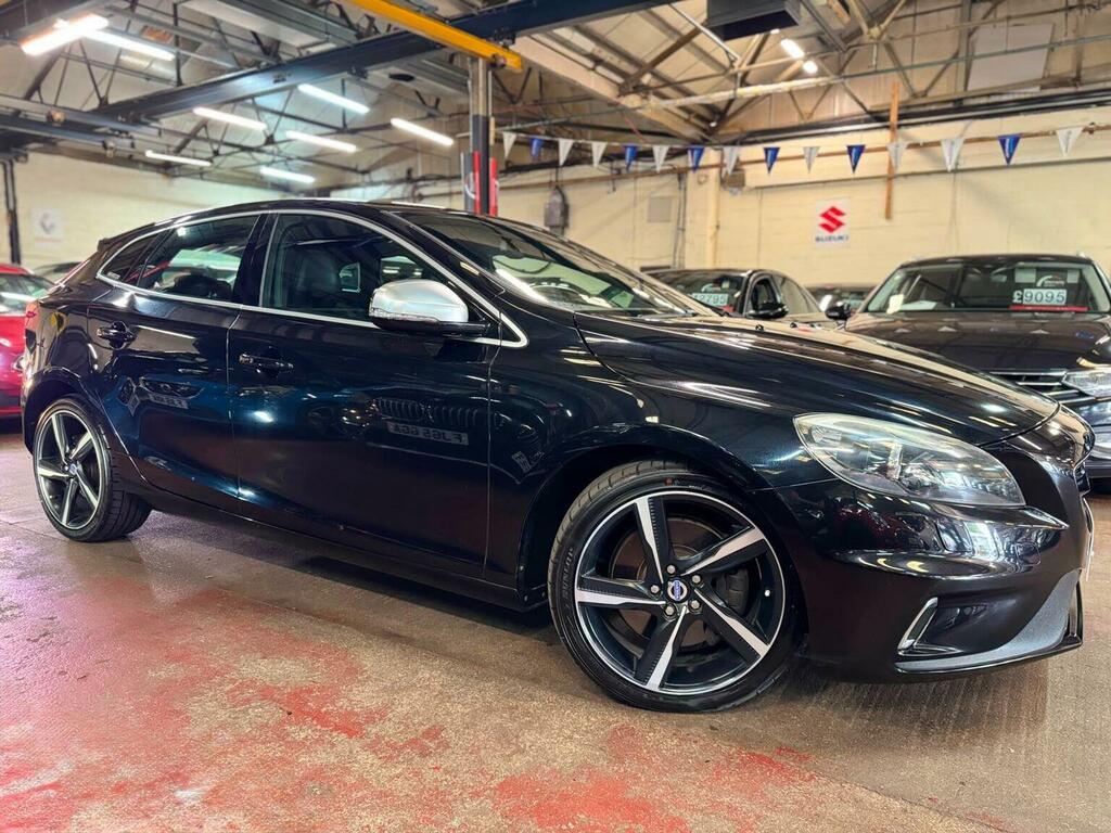 Volvo V40 2.0 T5 R-design Lux Nav Hatchback KP63MWA Black #6