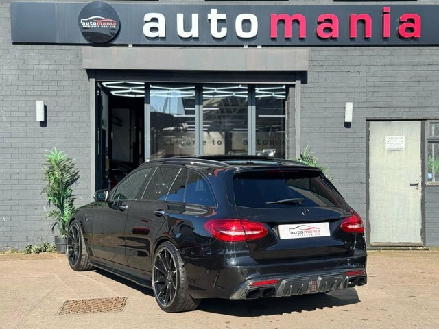 Mercedes-Benz C Class C63 V8 Biturbo Amg Black #3