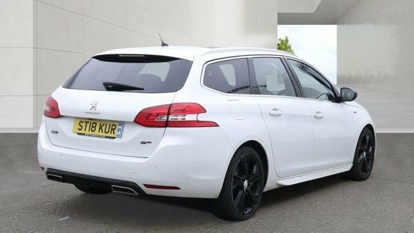 Peugeot 308 SW Bluehdi Gt Estate White #4