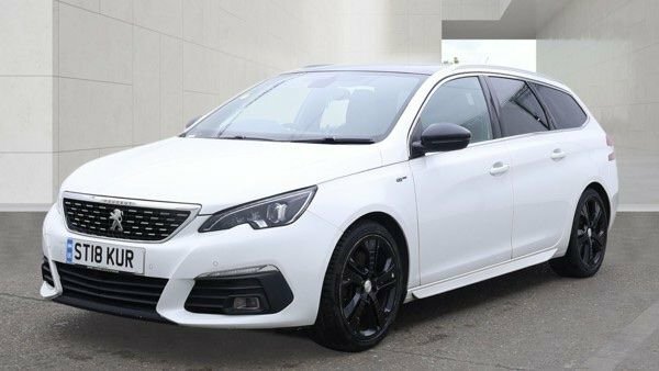 Peugeot 308 SW Bluehdi Gt Estate White #2