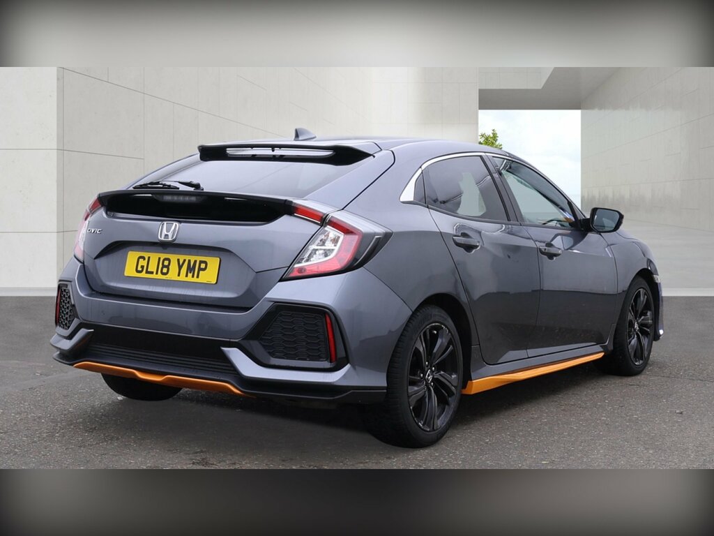 Honda Civic 1.0 Vtec Turbo Sr Hatchback Cvt Euro 6 Grey #6