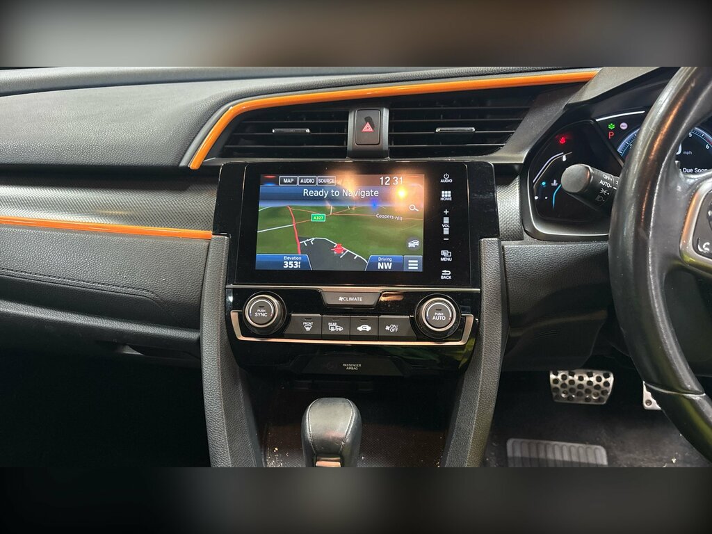 Honda Civic 1.0 Vtec Turbo Sr Hatchback Cvt Euro 6 Grey #4