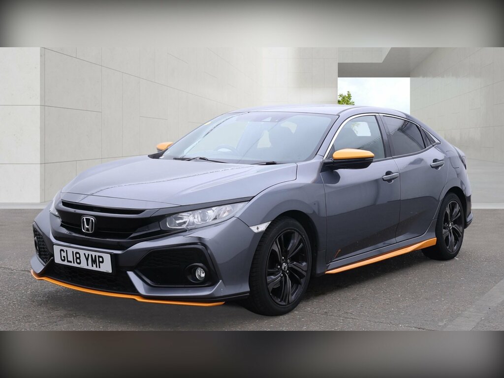Honda Civic 1.0 Vtec Turbo Sr Hatchback Cvt Euro 6 Grey #5