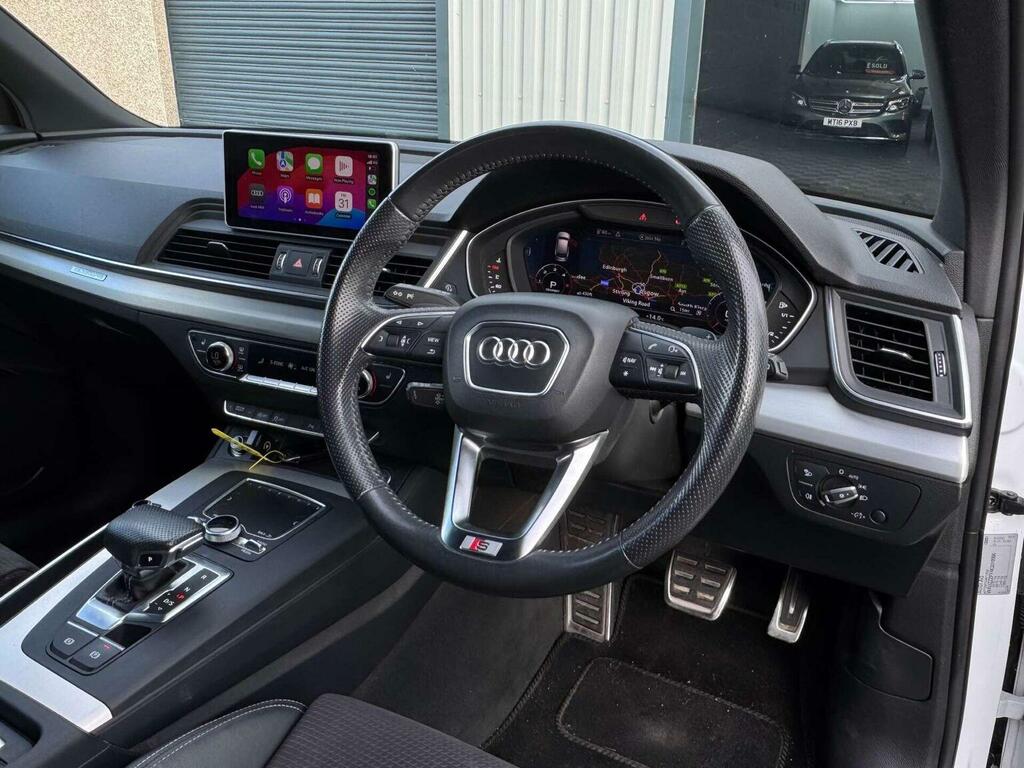 Audi Q5 2.0 Tdi 40 S Line S Tronic Quattro Euro 6 Ss White #4