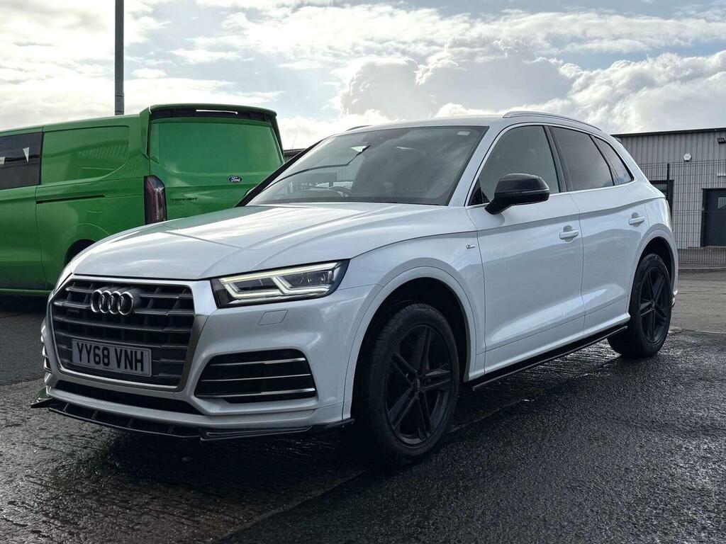 Audi Q5 2.0 Tdi 40 S Line S Tronic Quattro Euro 6 Ss White #6