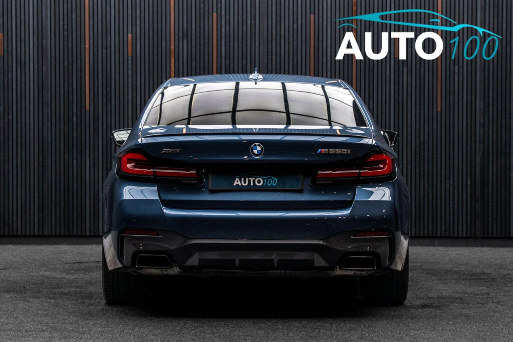 BMW 5 Series 4.4 M550i V8 Steptronic Xdrive Euro 6 Ss Blue #5