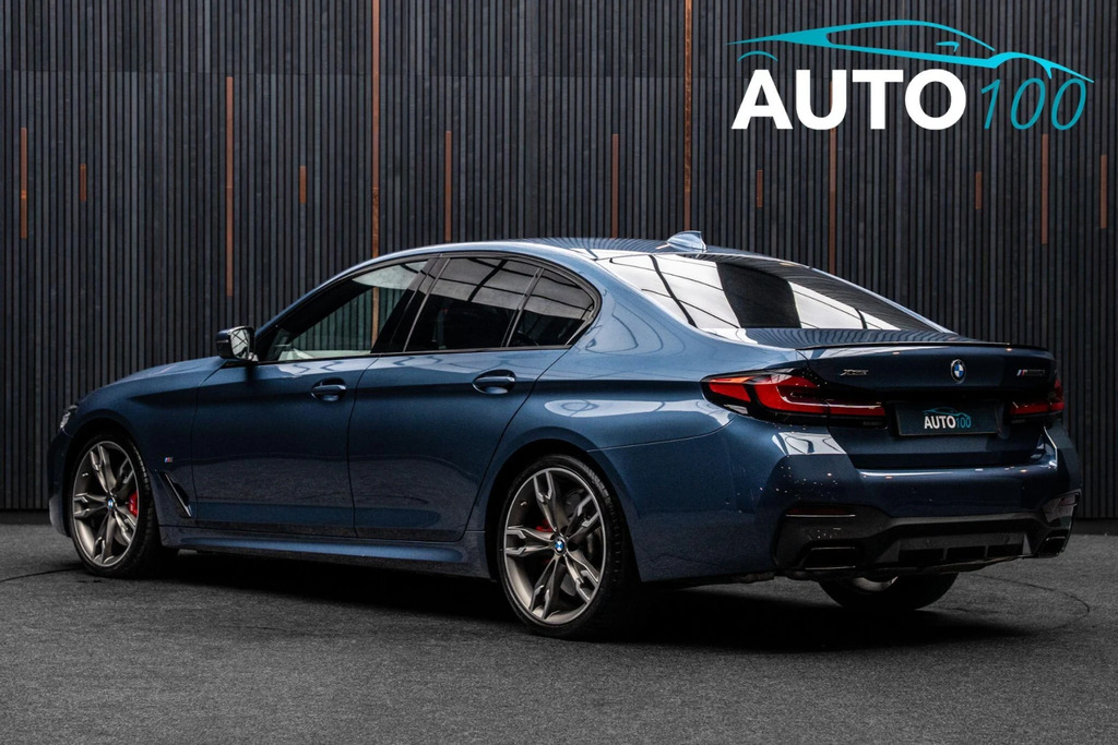 BMW 5 Series 4.4 M550i V8 Steptronic Xdrive Euro 6 Ss Blue #3