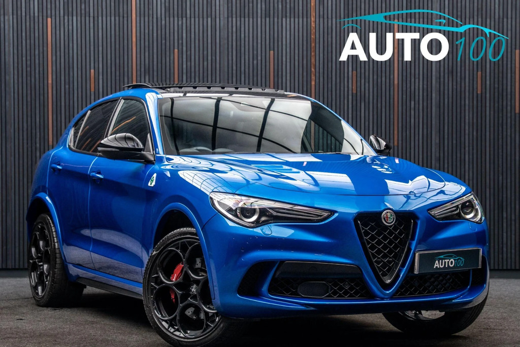 Alfa Romeo Stelvio 2.9 V6 Bi-turbo Quadrifoglio Q4 Awd Euro 6 S Blue