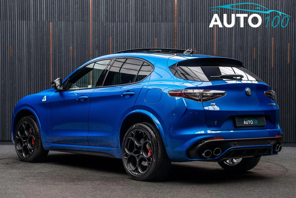 Alfa Romeo Stelvio 2.9 V6 Bi-turbo Quadrifoglio Q4 Awd Euro 6 S Blue #3