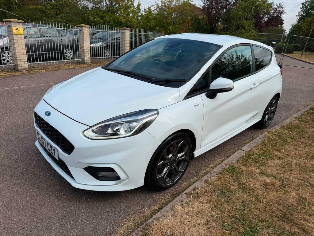 Ford Fiesta 1.0T Ecoboost St-line Euro 6 S S White #3