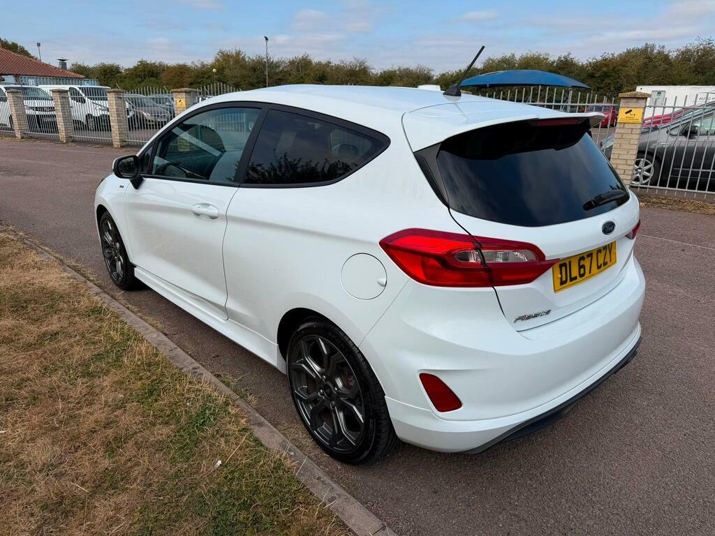 Ford Fiesta 1.0T Ecoboost St-line Euro 6 S S White #4