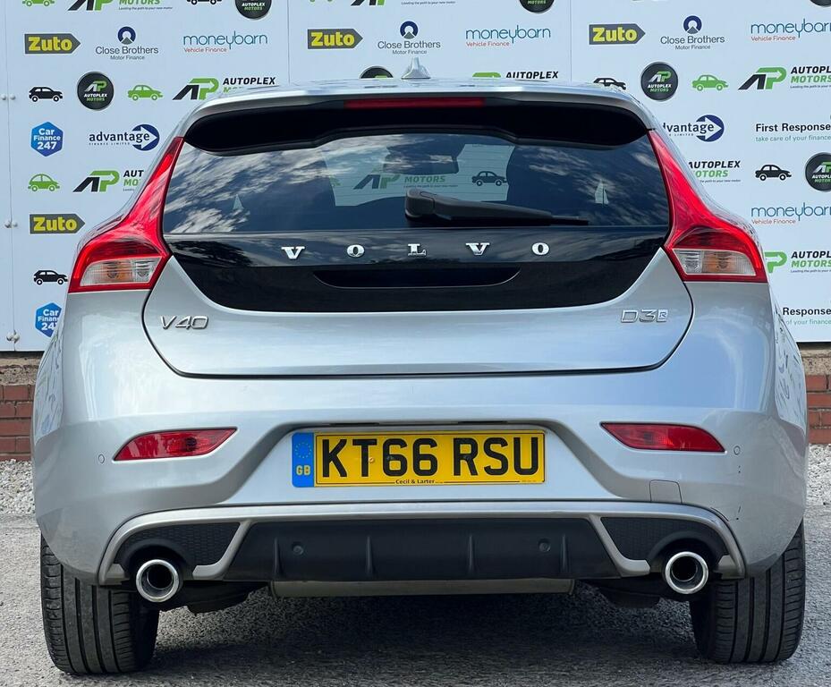 Volvo V40 Hatchback 2.0 D3 R-design Nav Plus Euro 6 Ss Silver #6