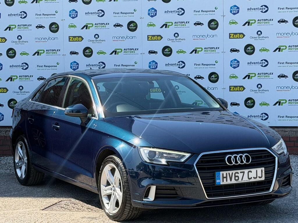 Audi A3 Saloon 1.6 Tdi Sport S Tronic Euro 6 Ss 20 HV67CJJ Blue #3