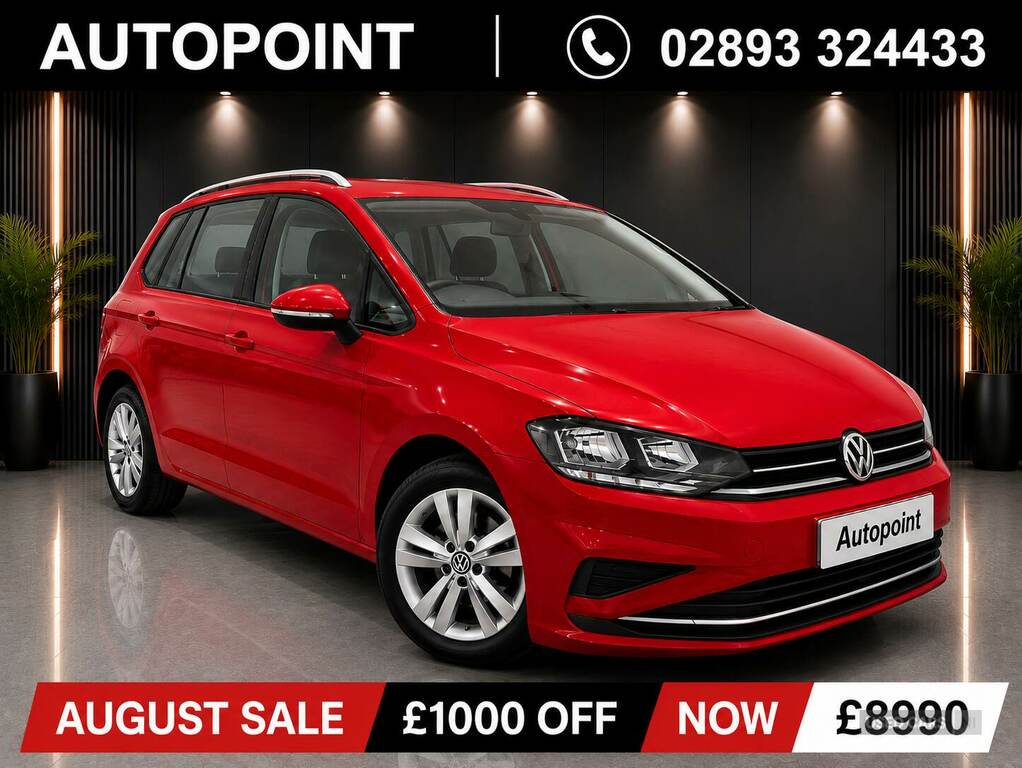 Volkswagen Golf Plus 110 Se Red