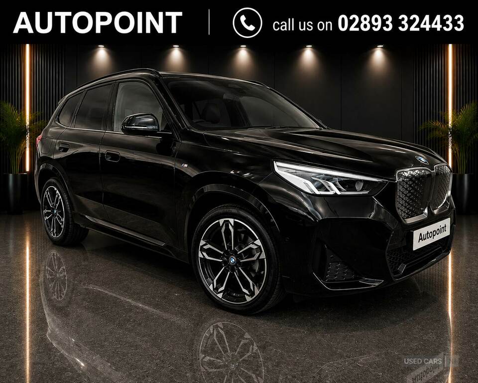 BMW iX1 150Kw Edrive20 M Sport 65Kwh AH56RGR Black