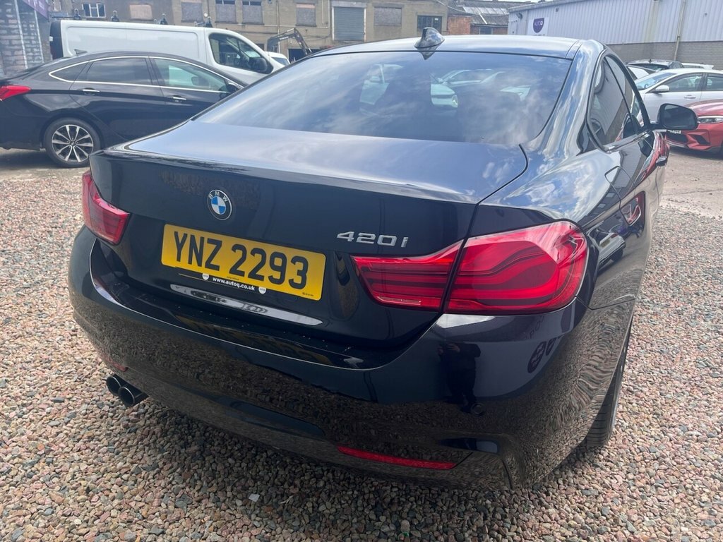 BMW 4 Series Gran Coupe 2L M Sport YNZ2293 Black #6