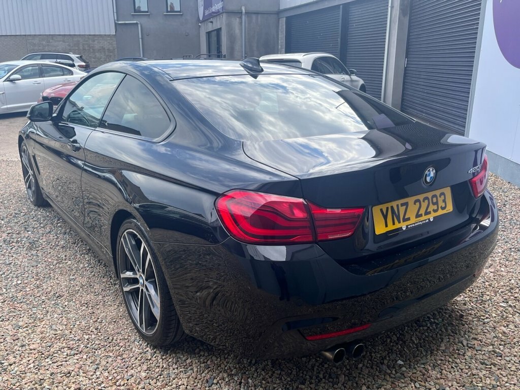 BMW 4 Series Gran Coupe 2L M Sport YNZ2293 Black #4