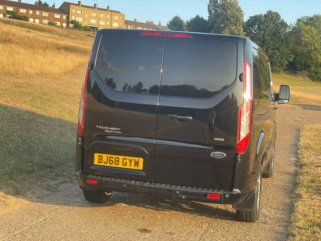 Ford Transit Custom 2.0 300 Ecoblue Limited L2 H1 Euro 6 Black #4