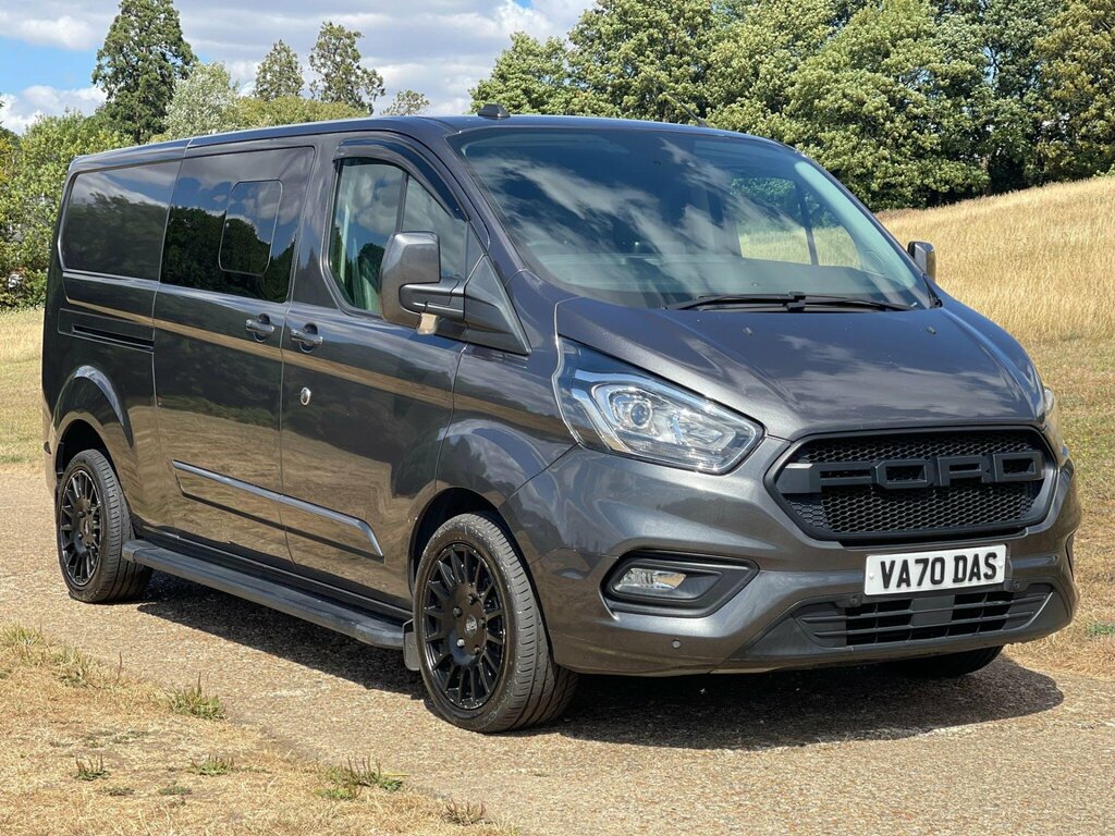 Ford Transit Custom 2.0 320 Ecoblue Limited Crew Van L2 H1 Euro 6 VA70DAS Grey #2