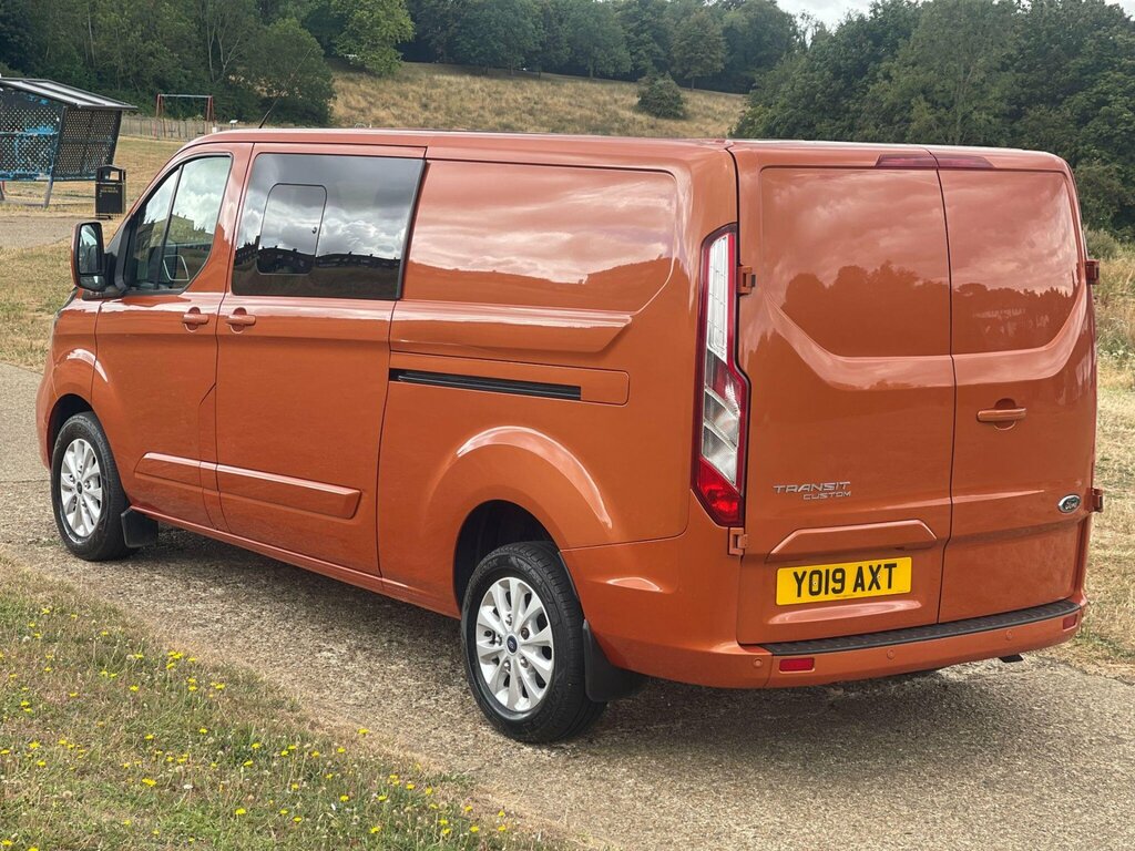 Ford Transit Custom 2.0 320 Ecoblue Limited Crew Van L2 H1 Euro 6 Orange #6