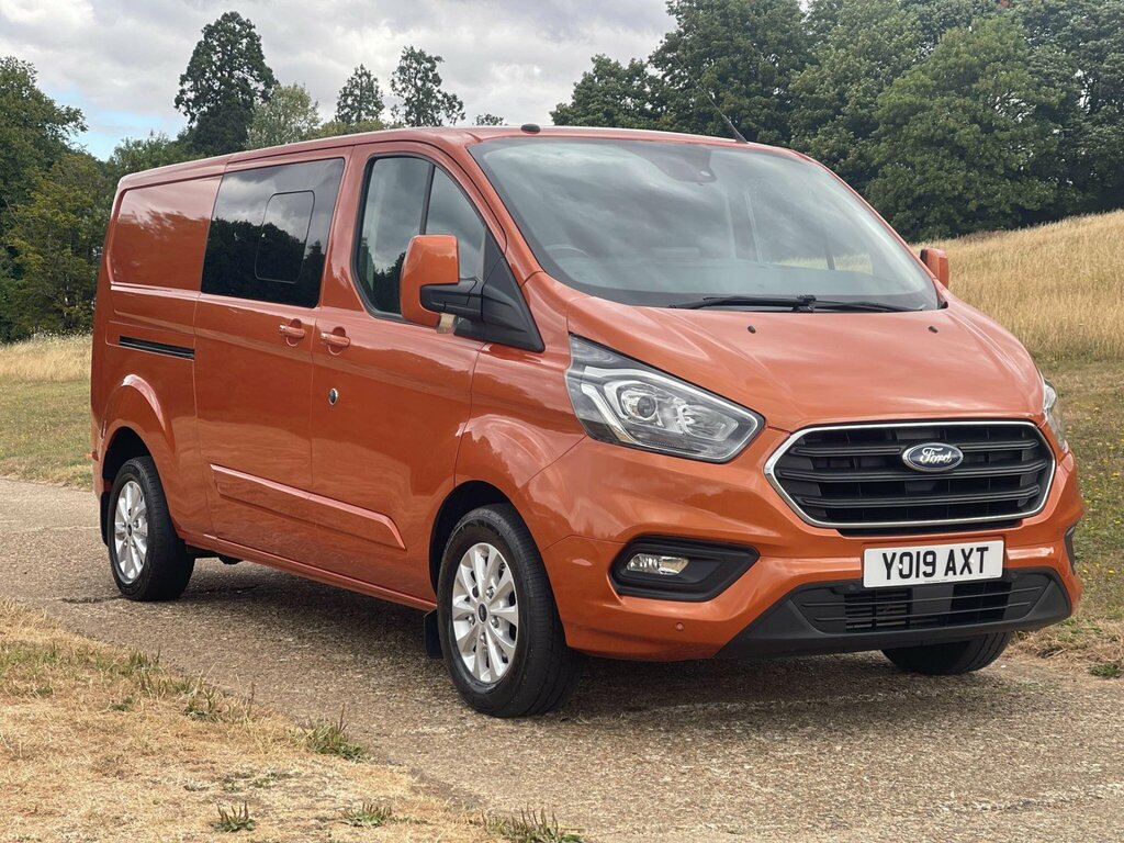 Ford Transit Custom 2.0 320 Ecoblue Limited Crew Van L2 H1 Euro 6 Orange #2
