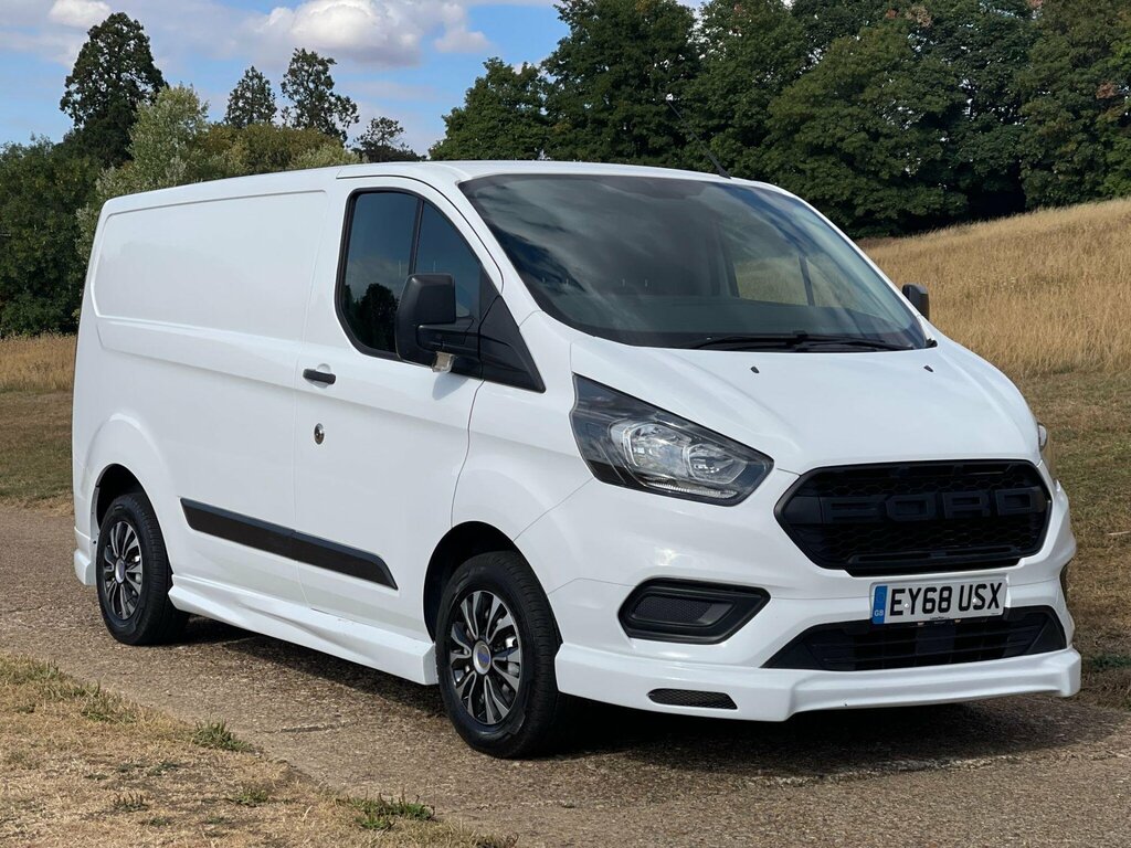Ford Transit Custom 2.0 300 Ecoblue L1 H1 Euro 6 EY68USX White #2