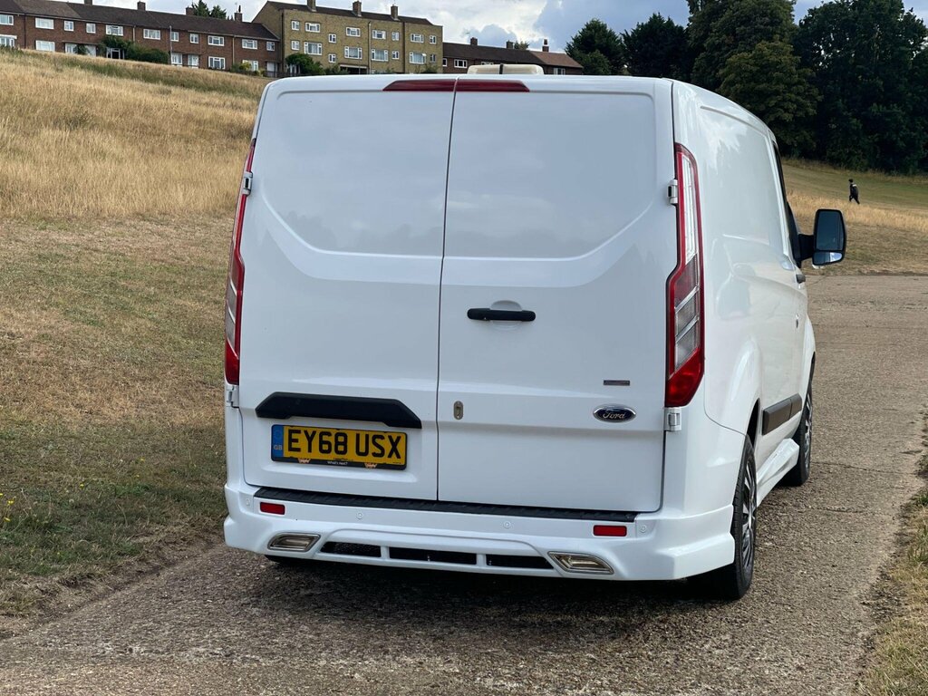 Ford Transit Custom 2.0 300 Ecoblue L1 H1 Euro 6 EY68USX White #4