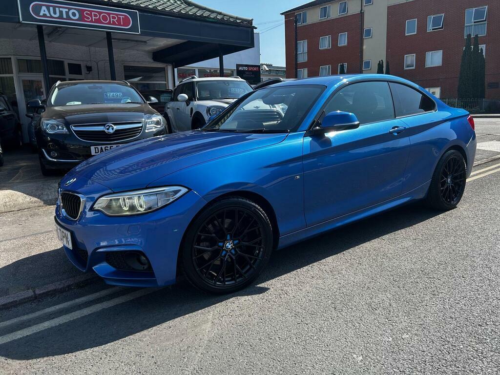 BMW 2 Series 2.0 220D M Sport Euro 6 S S Blue #4