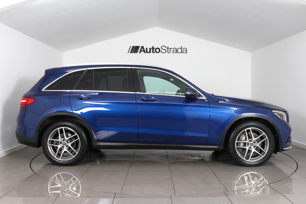 Mercedes-Benz GLC Class 220 D 4Matic Amg Line ND68ZJO Blue #4