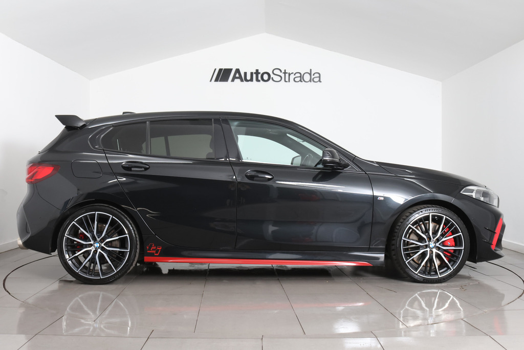 BMW 1 Series 128Ti Hatchback FV70XZZ Black #4