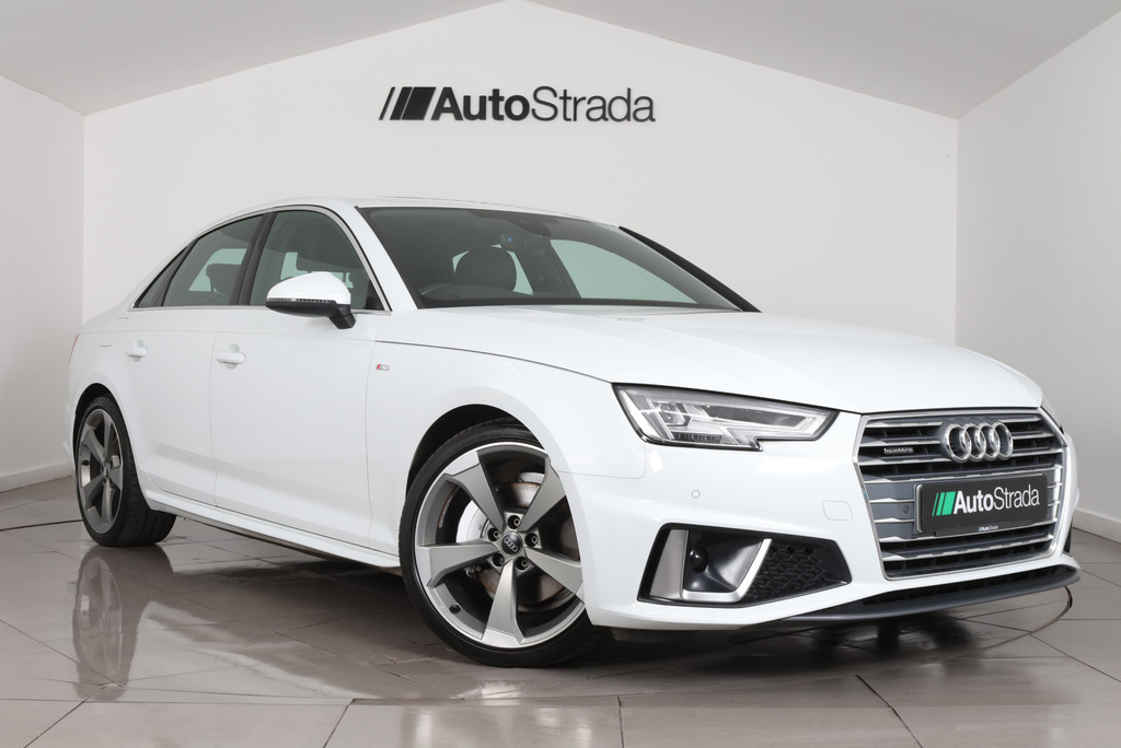 Audi A4 Tdi Quattro S Line MT19DRZ White