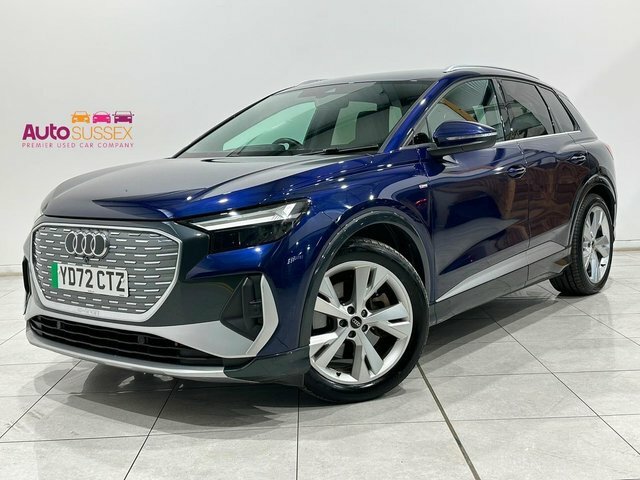 Audi Q4 E Tron S Line Blue