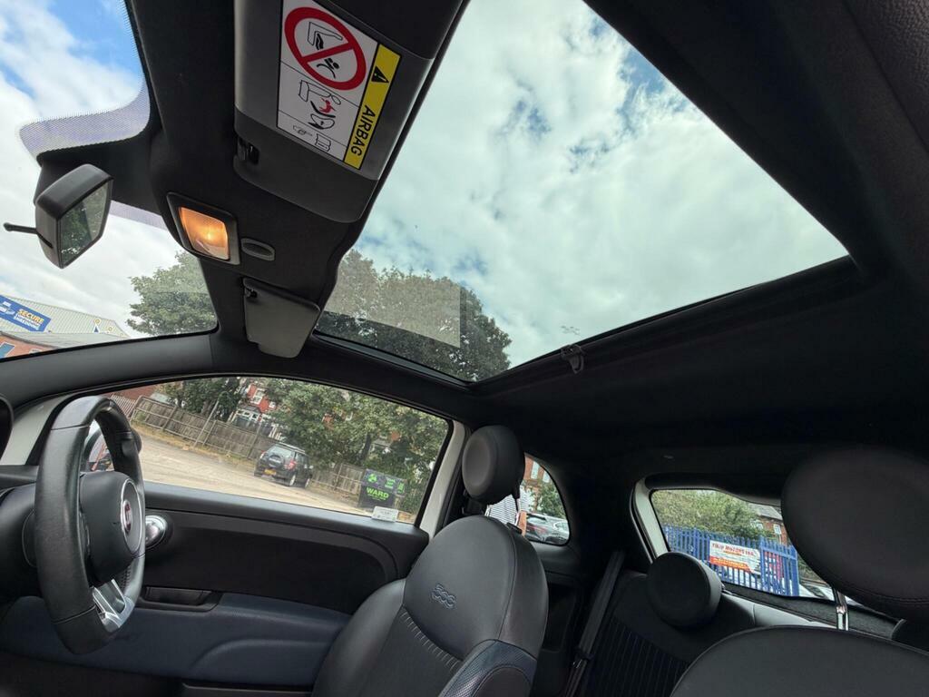Fiat 500 Fiat 500 1.2 Lounge Nav Pan Roof Green #17