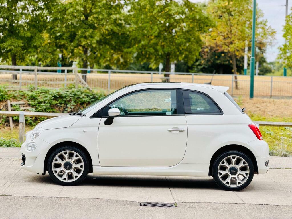 Fiat 500 Fiat 500 1.2 Lounge Nav Pan Roof Green #13