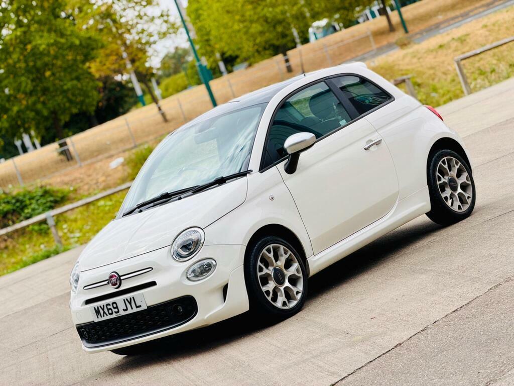 Fiat 500 Fiat 500 1.2 Lounge Nav Pan Roof Green #14