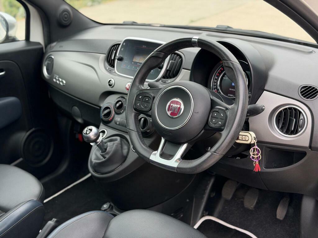 Fiat 500 Fiat 500 1.2 Lounge Nav Pan Roof Green #19