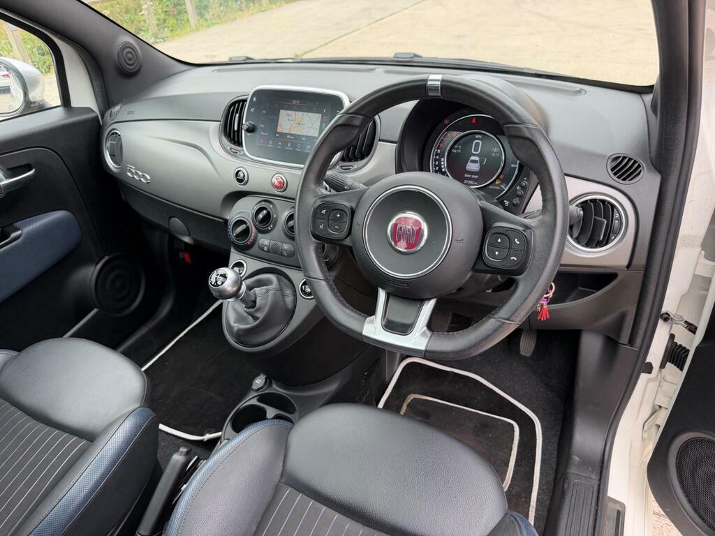 Fiat 500 Fiat 500 1.2 Lounge Nav Pan Roof Green #22