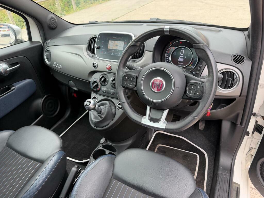 Fiat 500 Fiat 500 1.2 Lounge Nav Pan Roof Green #16