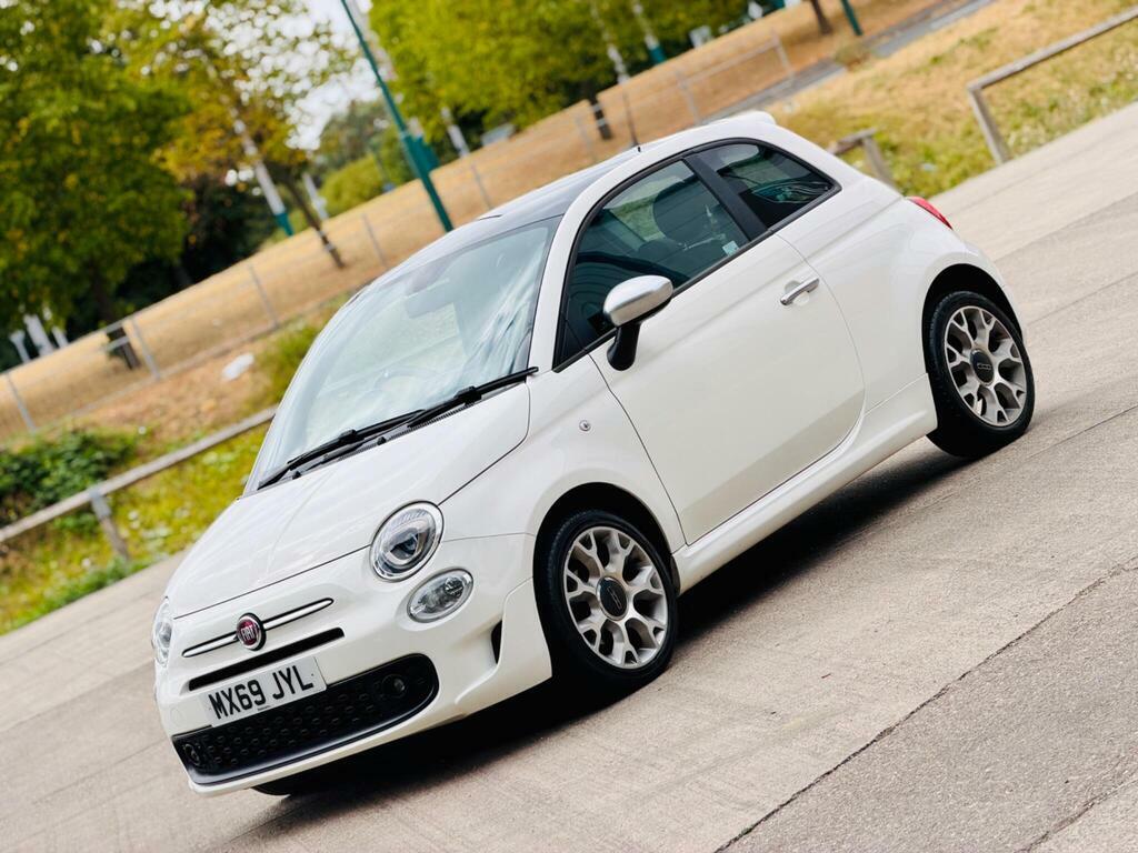 Fiat 500 Fiat 500 1.2 Lounge Nav Pan Roof Green #7
