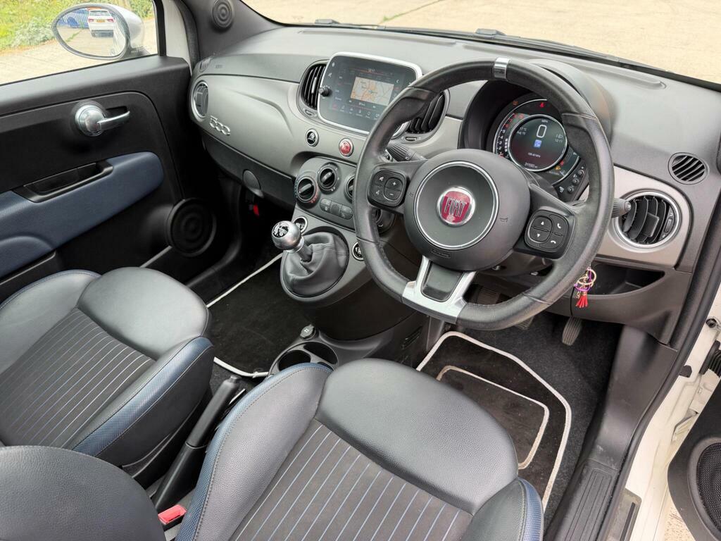 Fiat 500 Fiat 500 1.2 Lounge Nav Pan Roof Green #18