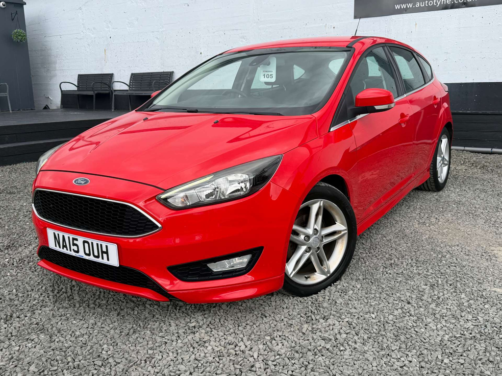 Ford Focus 1.0T Ecoboost Zetec S Hatchback Euro NA15OUH Red #3