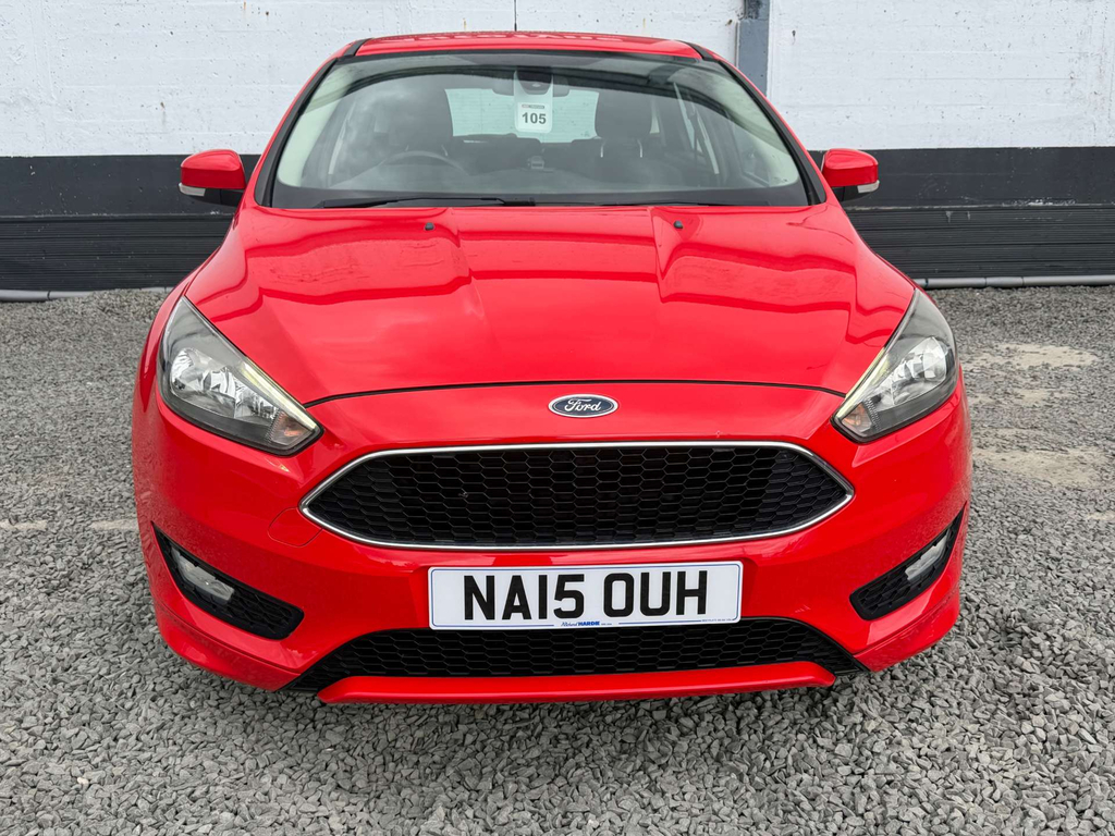 Ford Focus 1.0T Ecoboost Zetec S Hatchback Euro NA15OUH Red #2