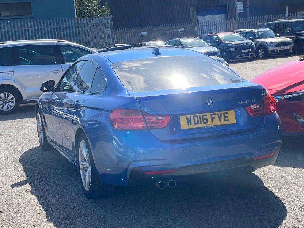 BMW 4 Series Gran Coupe 2L M Sport Blue #3