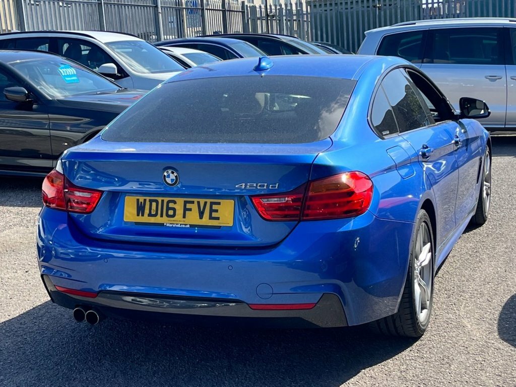 BMW 4 Series Gran Coupe 2L M Sport Blue #4