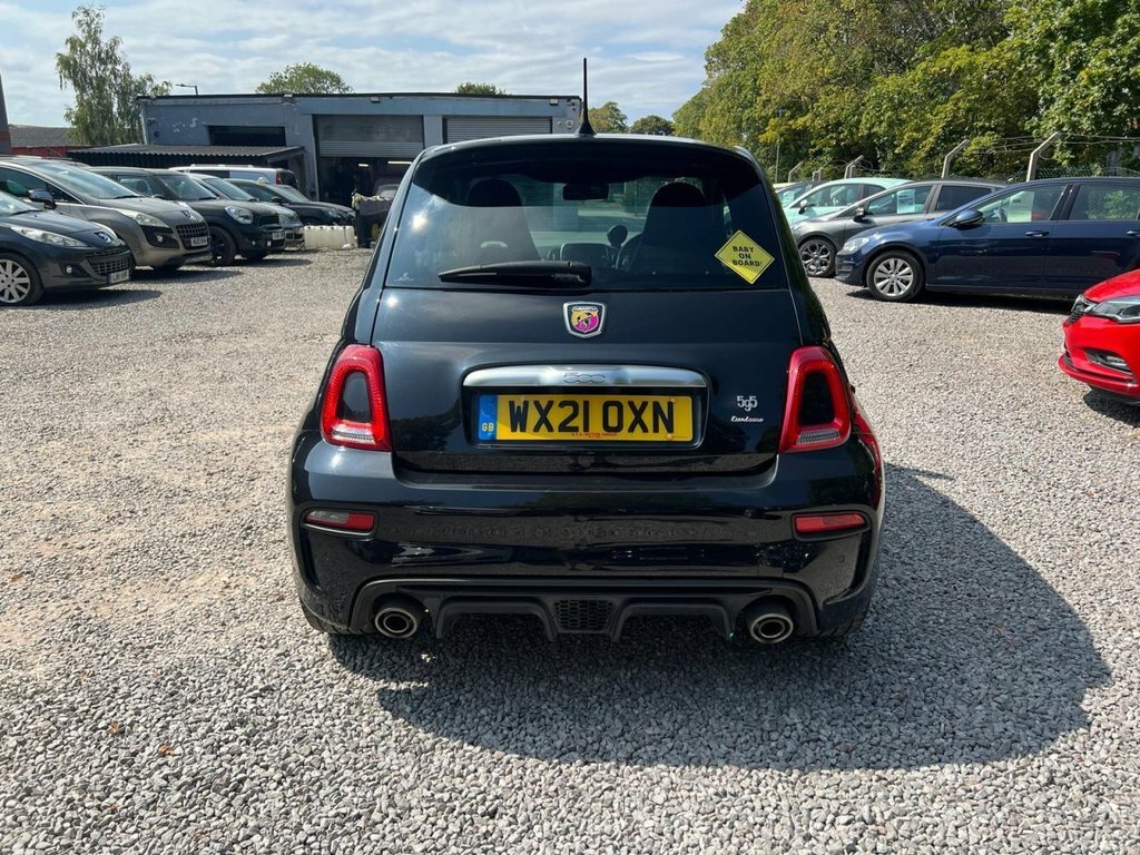 Abarth 595 1.4L Turismo 70Th WX21OXN Black #6