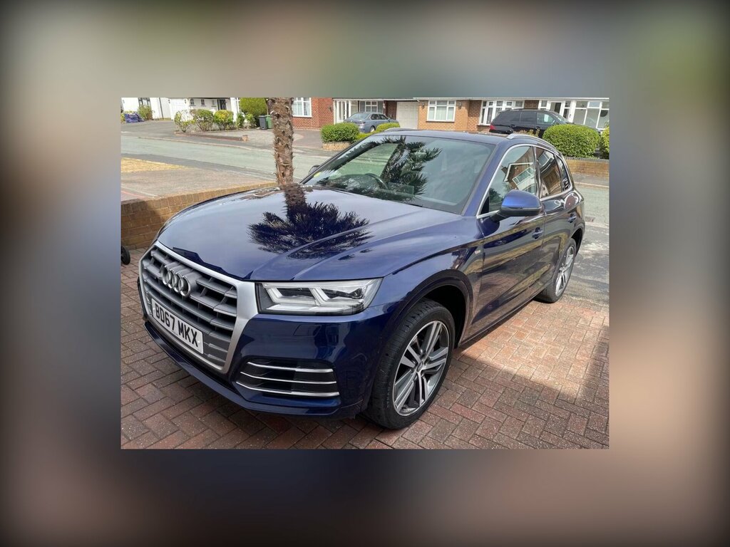 Audi Q5 2.0 Tdi S Line S Tronic Quattro Euro 6 Ss Blue #4